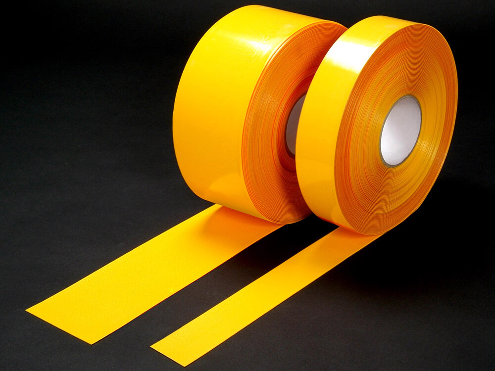 Permastripe 50mm and 100mm rolls temperature test