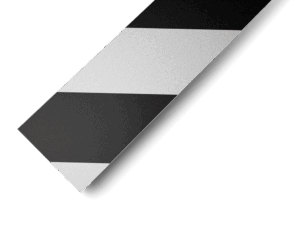 PermaLean Black and White Hazard Swatch Web